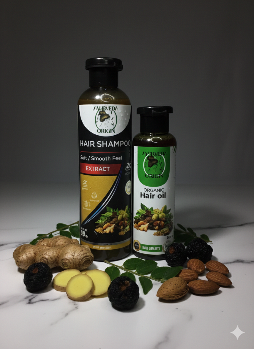 Hair Oil & Hair Shampoo